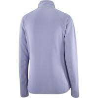 Salomon forro polar mujer ESSENTIAL LIGHTWARM AZUL 06