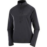 Salomon forro polar mujer ESSENTIAL LIGHTWARM NEGRO 05