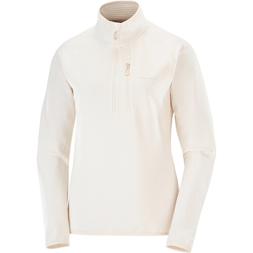 Salomon forro polar mujer SNTIAL LIGHTWARM BLANCO