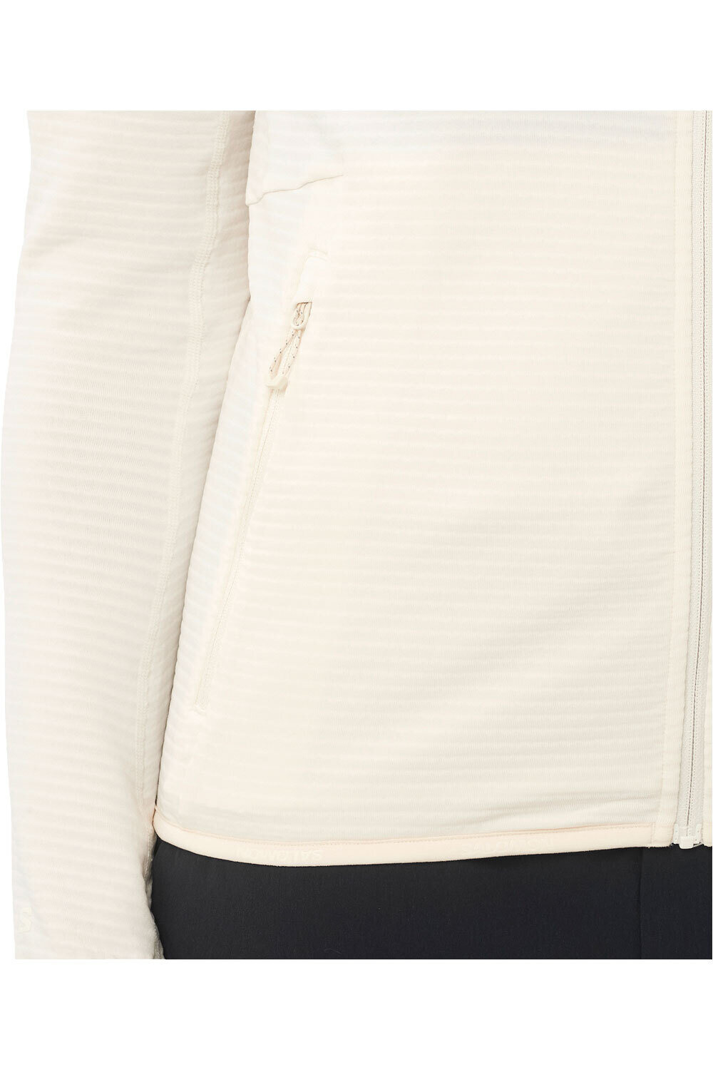 Salomon forro polar mujer SNTIAL LIGHTWARM HD BLANCO 04