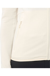 Salomon forro polar mujer SNTIAL LIGHTWARM HD BLANCO 04