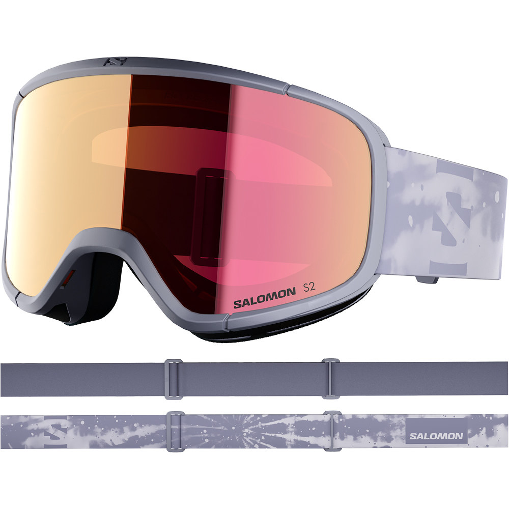 Salomon gafas ventisca GOGGLES AKSIUM 2.0 BLUE GRANITE/Ruby AZUL 04