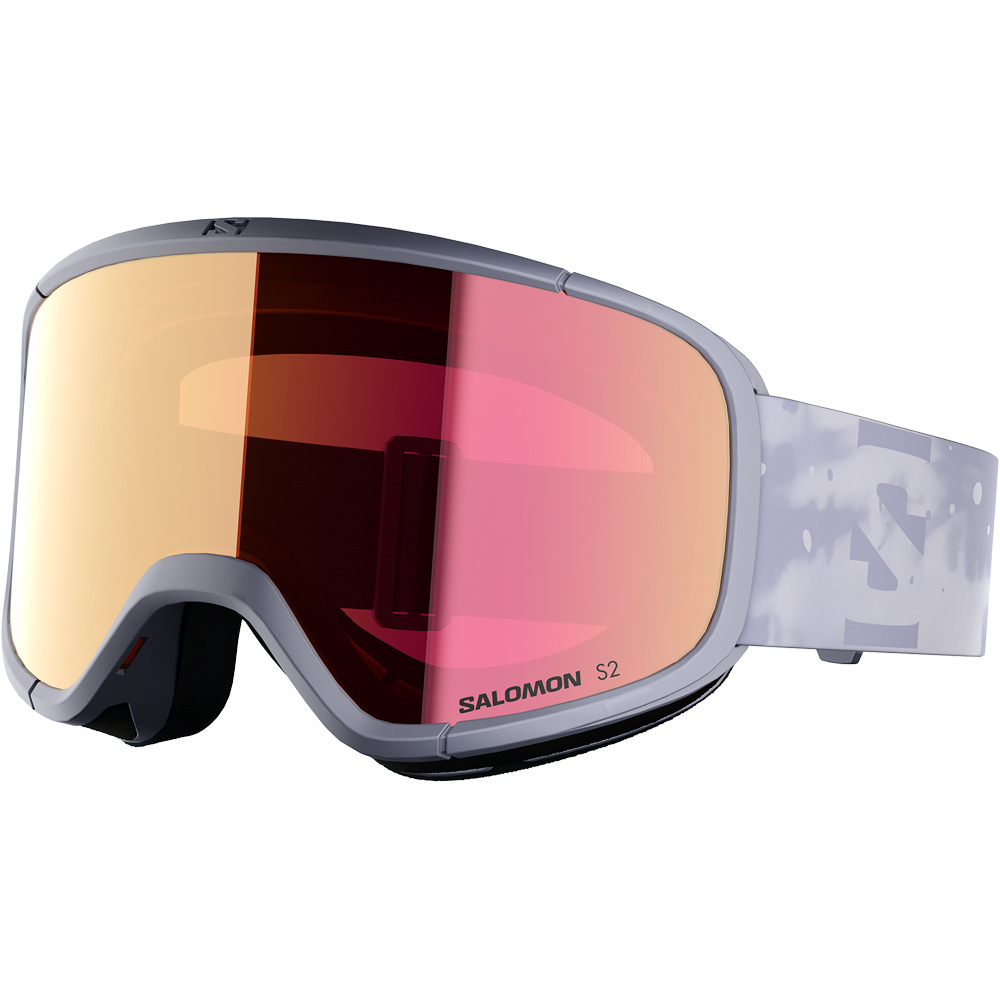 Salomon gafas ventisca GOGGLES AKSIUM 2.0 BLUE GRANITE/Ruby AZUL vista frontal