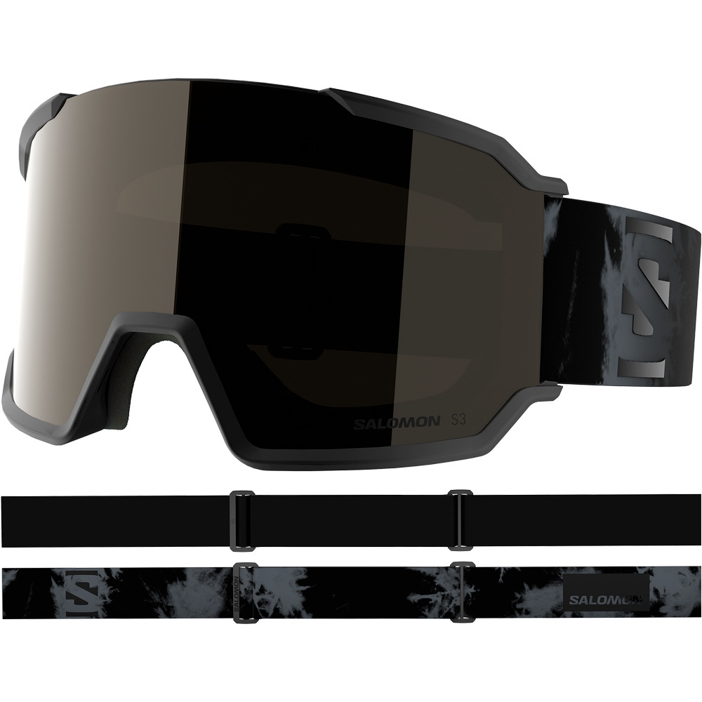 Salomon gafas ventisca GOGGLES S/VIEW 3 BLACK TIE DYE/Black NEGRO 04