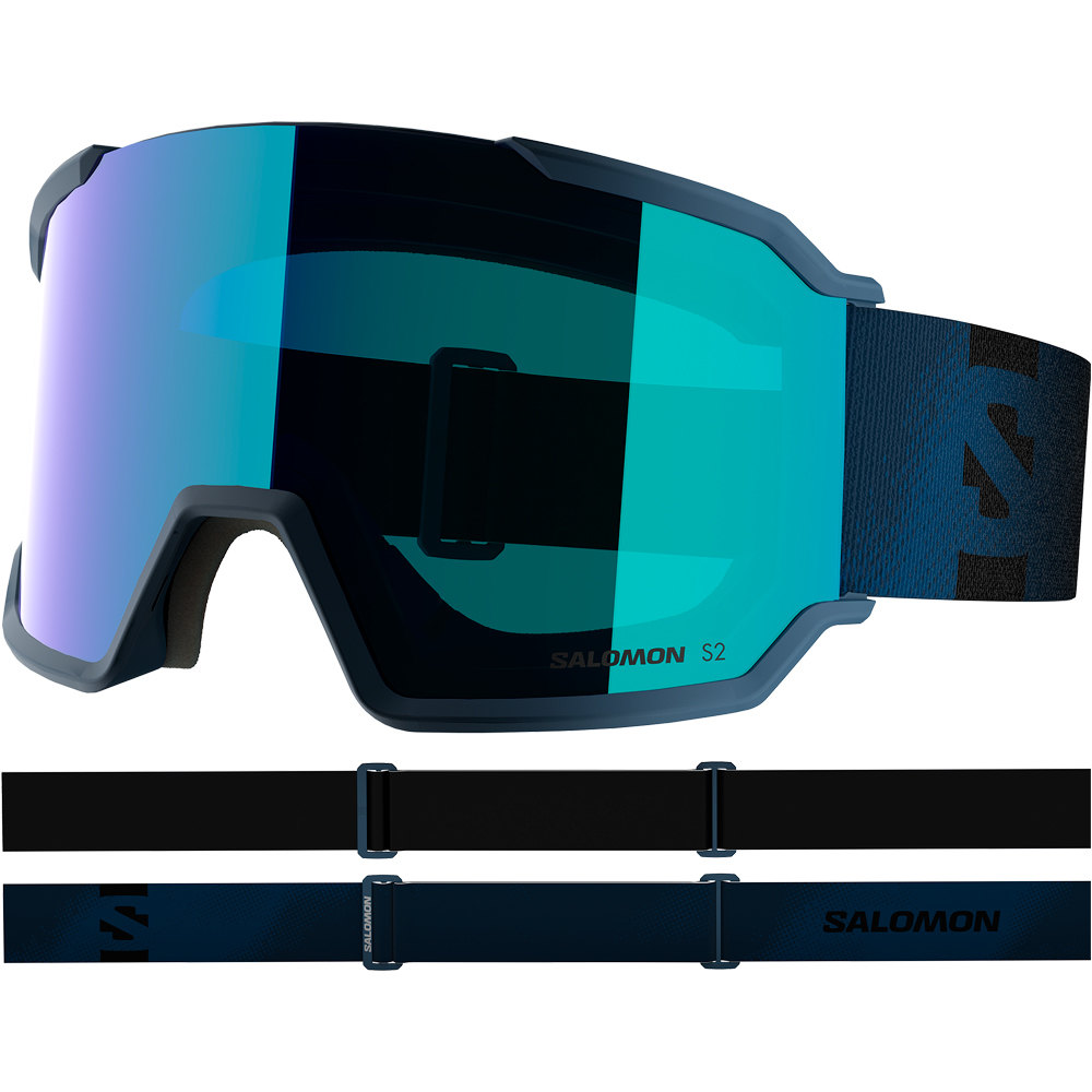Salomon gafas ventisca GOGGLES S/VIEW 3 DRESS BLUE/Mid Blue AZUL 04
