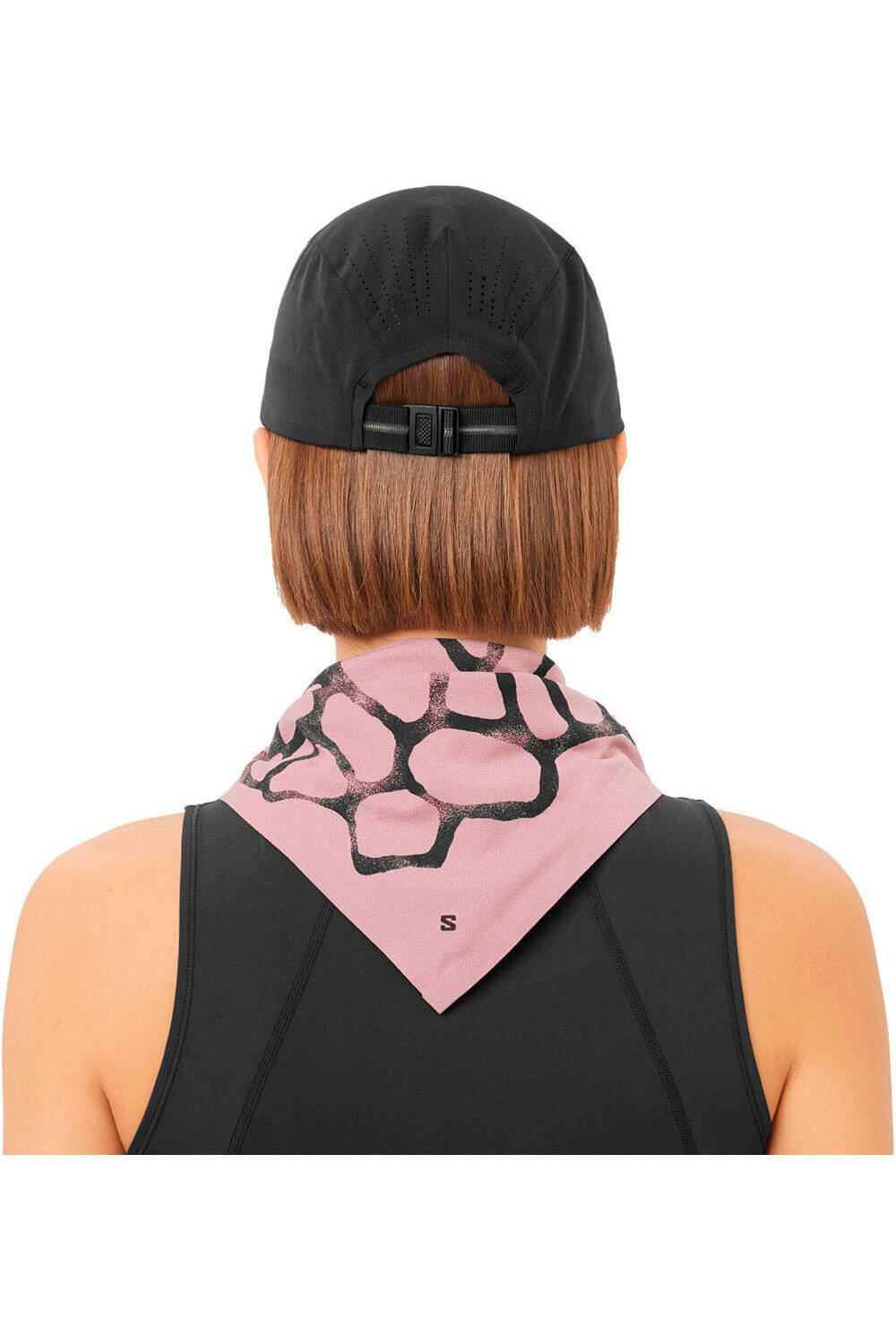 Salomon gorra running SHKOUT NEGRO 03
