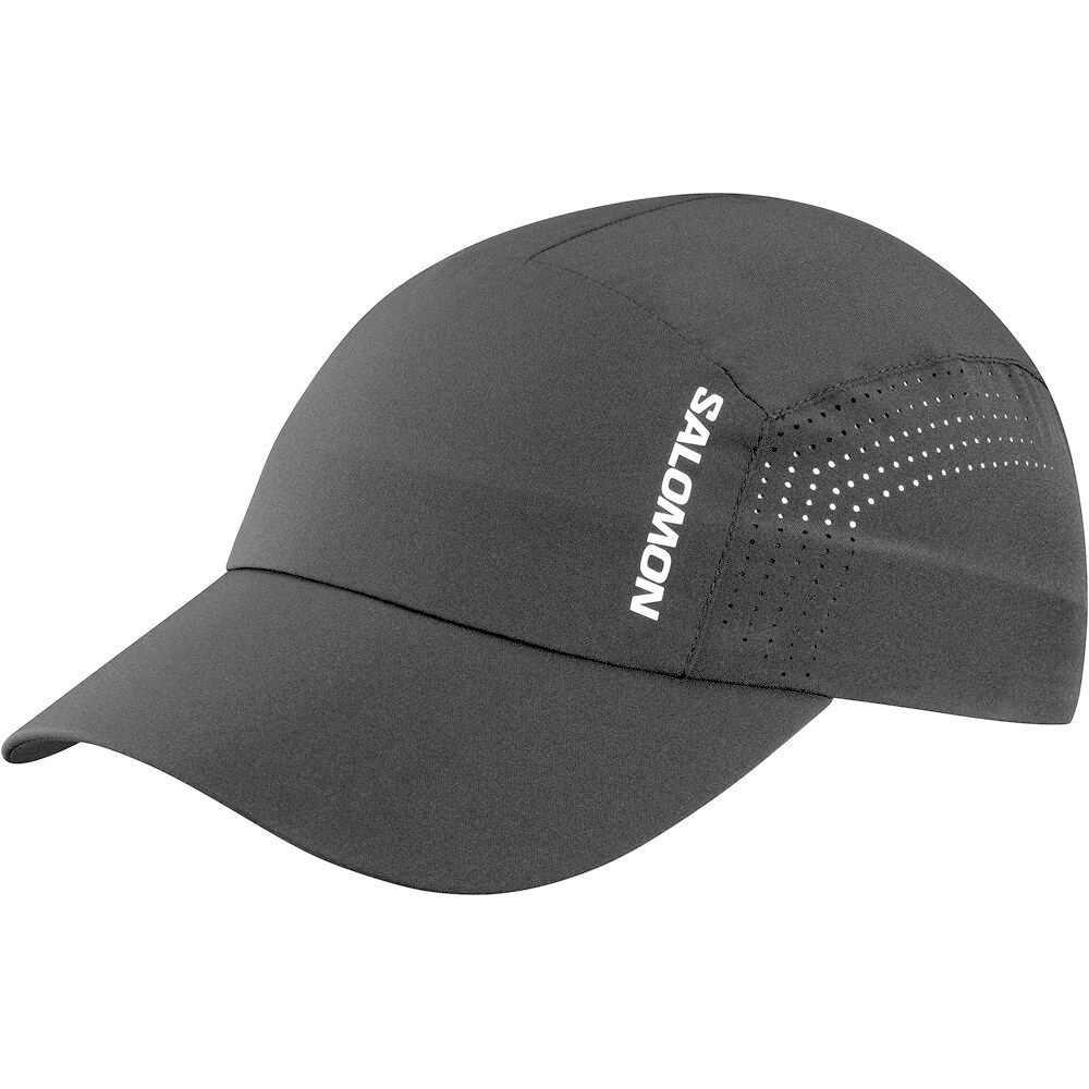Salomon gorra running SHKOUT NEGRO 04