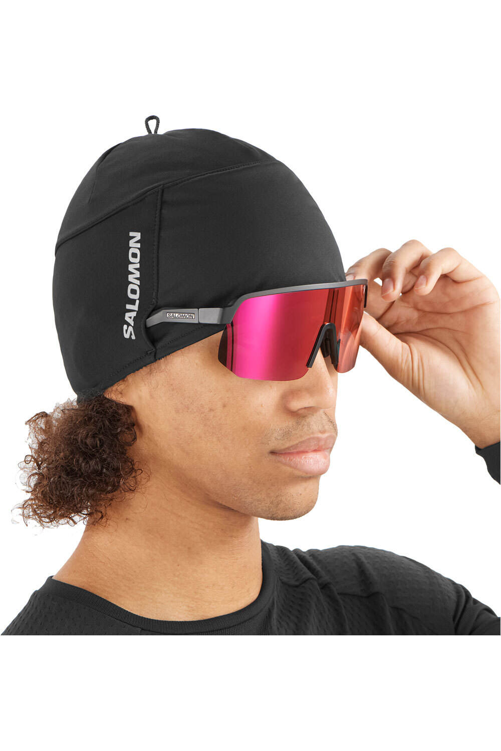 Salomon gorro esquí de fondo WINTER TRAINING NEGRO vista frontal