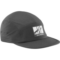 Salomon gorros montaña WILD RAYS 5 PANEL CAP NEGRO 04