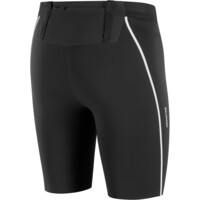 Salomon malla trail running corta hombre SENSE STOW NEGRO vista trasera