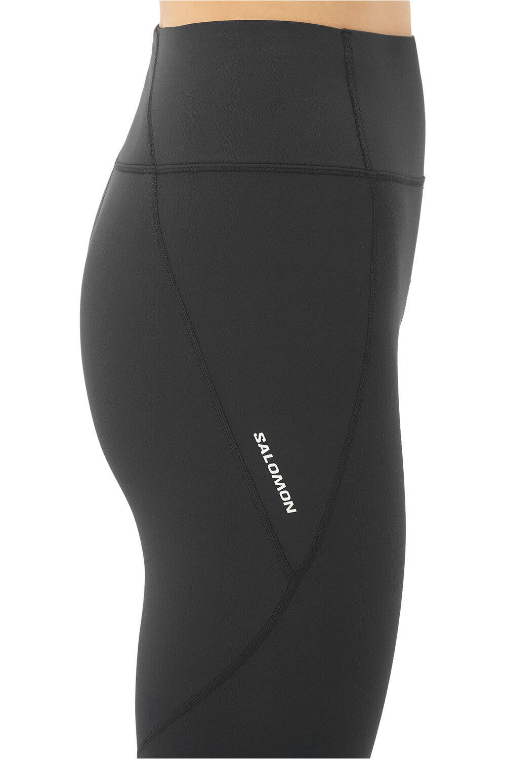 Salomon mallas trail running largas mujer SHKOUT BLISS NEGRO vista detalle