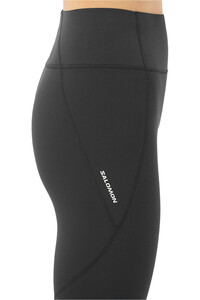 Salomon mallas trail running largas mujer SHKOUT BLISS NEGRO vista detalle