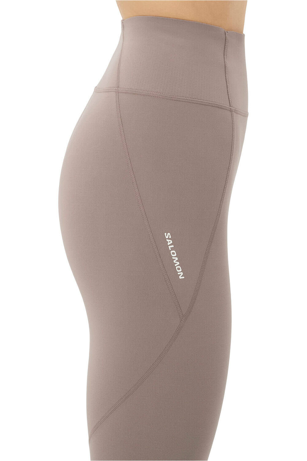 Salomon mallas trail running largas mujer SHKOUT BLISS NEGRO vista detalle