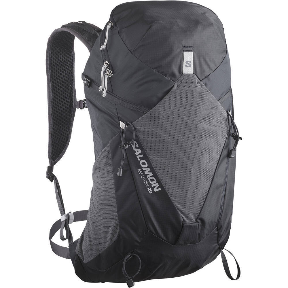 Salomon mochila montaña AEROTREK 20 GRIS vista frontal