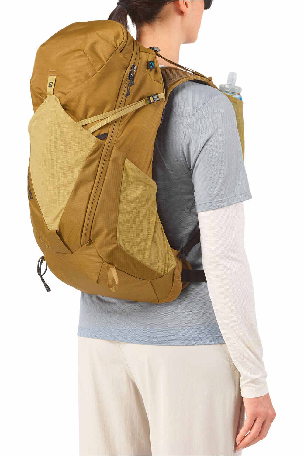 Salomon mochila montaña AEROTREK 20 VERDE 01