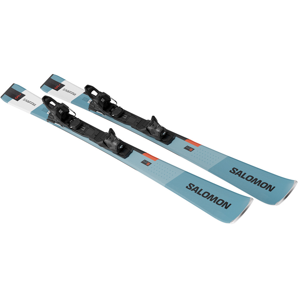 Salomon pack esquí y fijacion E S/MAX 6 + M10 GW L80 T Tea  02