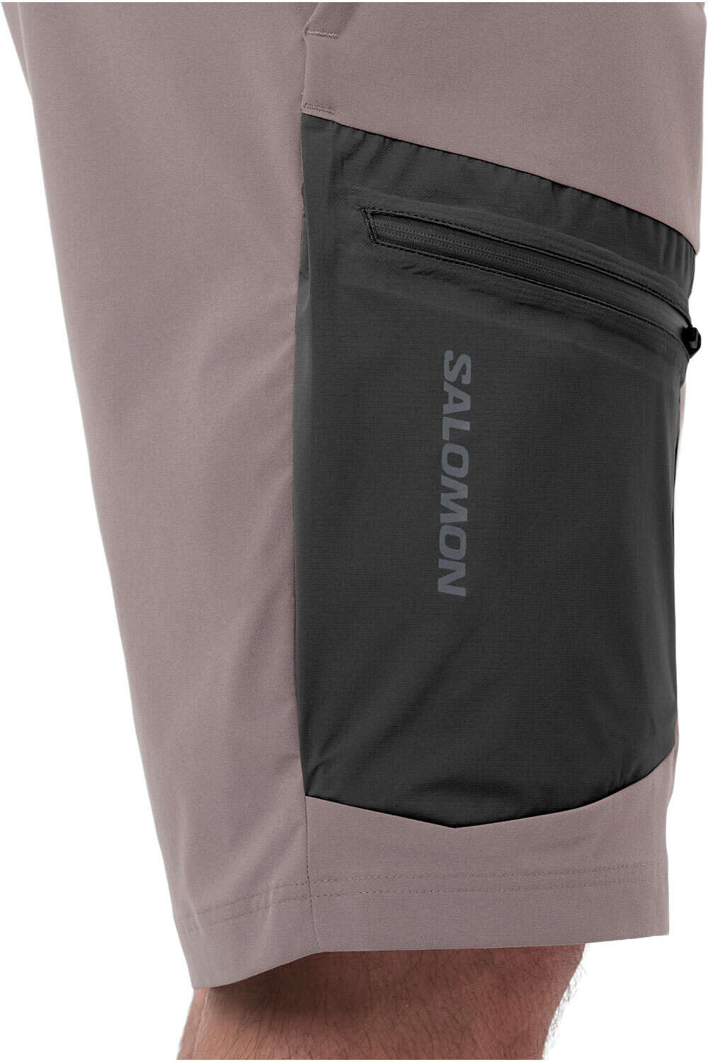 Salomon pantalón corto montaña hombre OUTERPATH UTILITY NEGRO 03