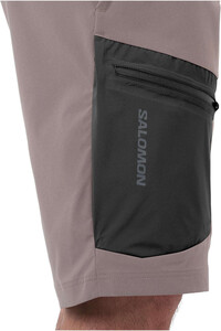 Salomon pantalón corto montaña hombre OUTERPATH UTILITY NEGRO 03