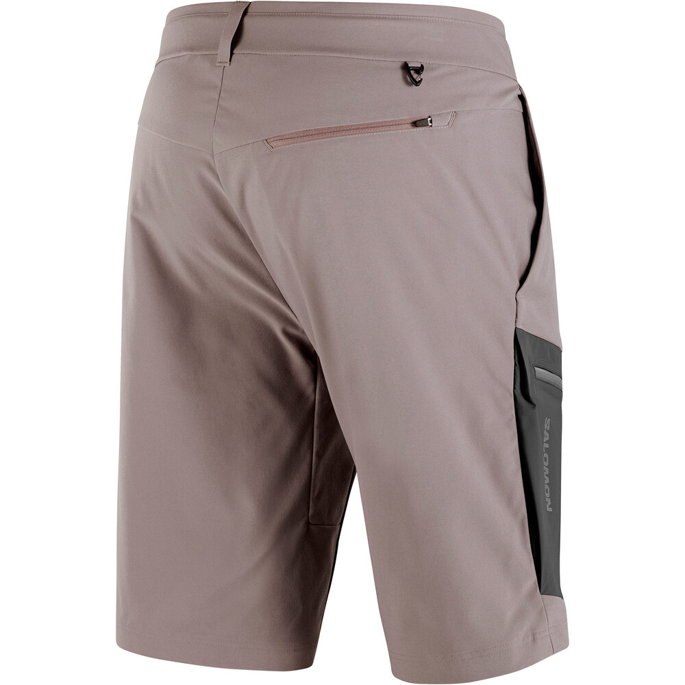 Salomon pantalón corto montaña hombre OUTERPATH UTILITY NEGRO 07