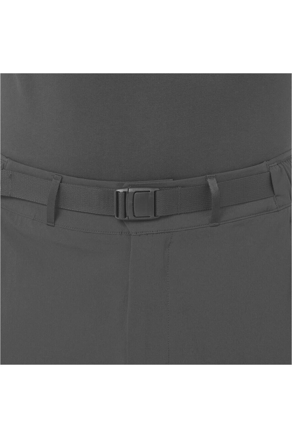 Salomon pantalón corto montaña hombre WAYFARER 2.0 NEGRO vista detalle