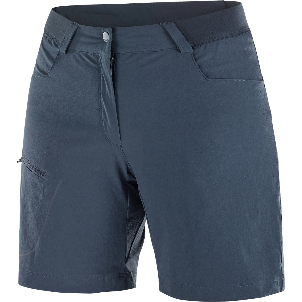 Salomon pantalón corto montaña mujer WAYFARER AZUL 05
