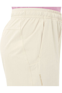 Salomon pantalón corto montaña mujer WAYFARER EASE 2.0 GRIS vista detalle