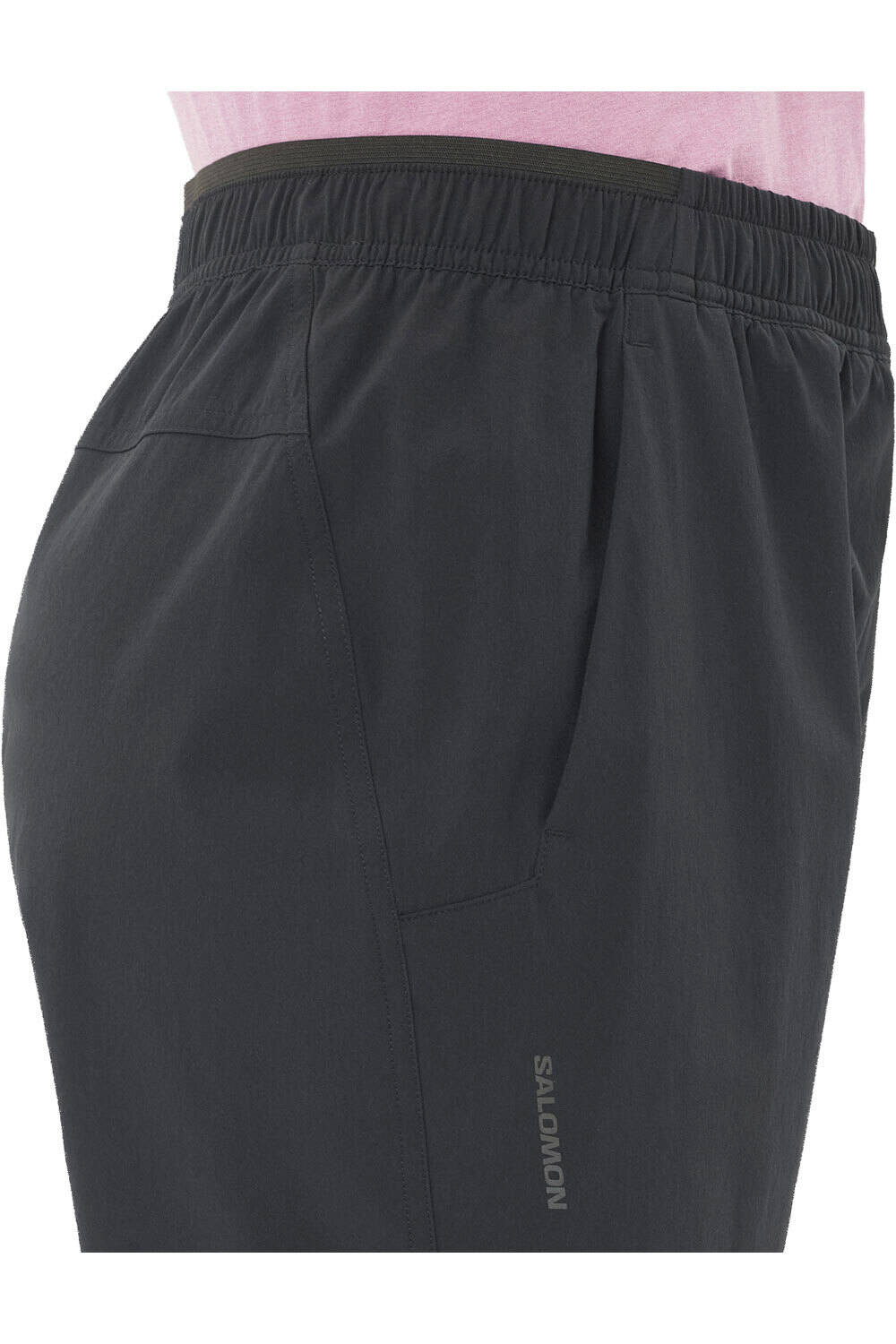 Salomon pantalón corto montaña mujer WAYFARER EASE 2.0 NEGRO 03