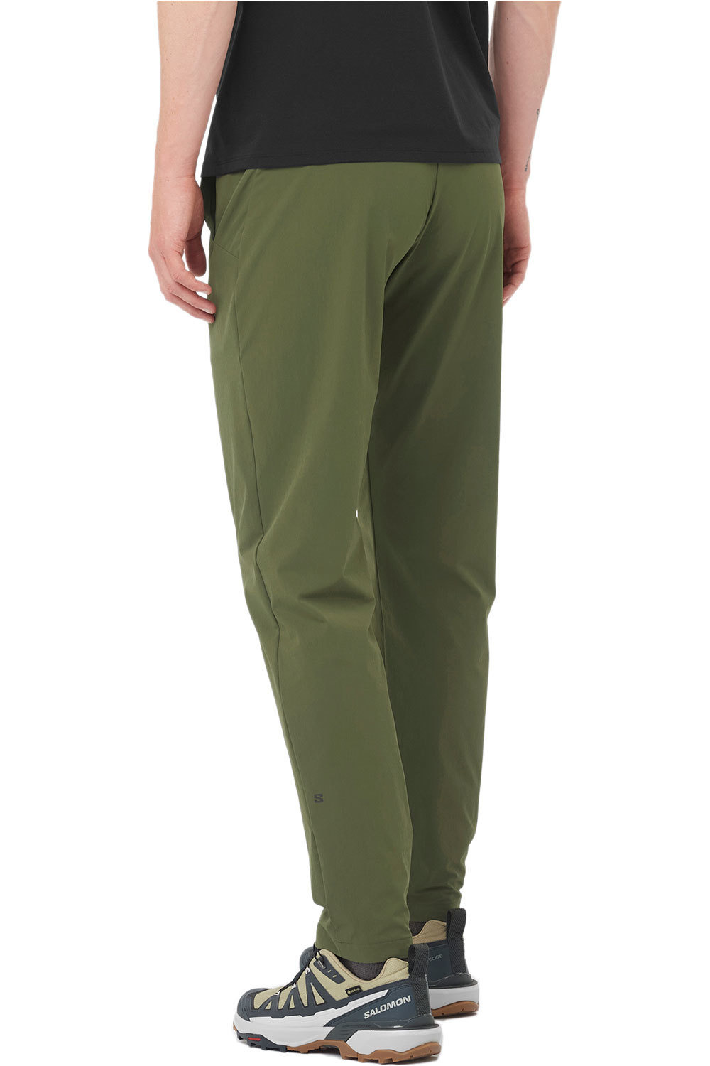 Salomon pantalón montaña hombre WAYFARER EVERYDAY VERDE vista trasera