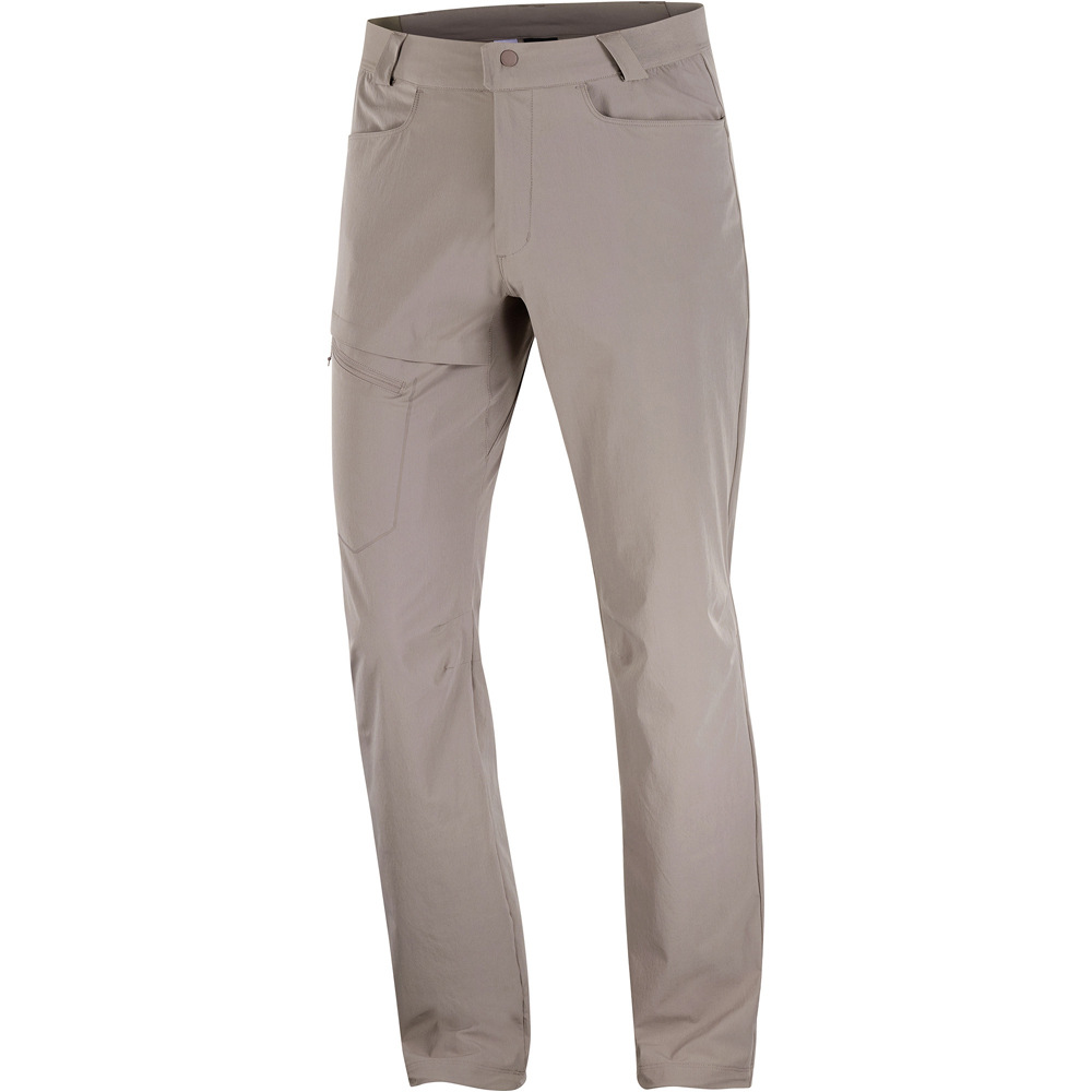 Salomon pantalón montaña hombre WAYFARER NEGRO vista detalle
