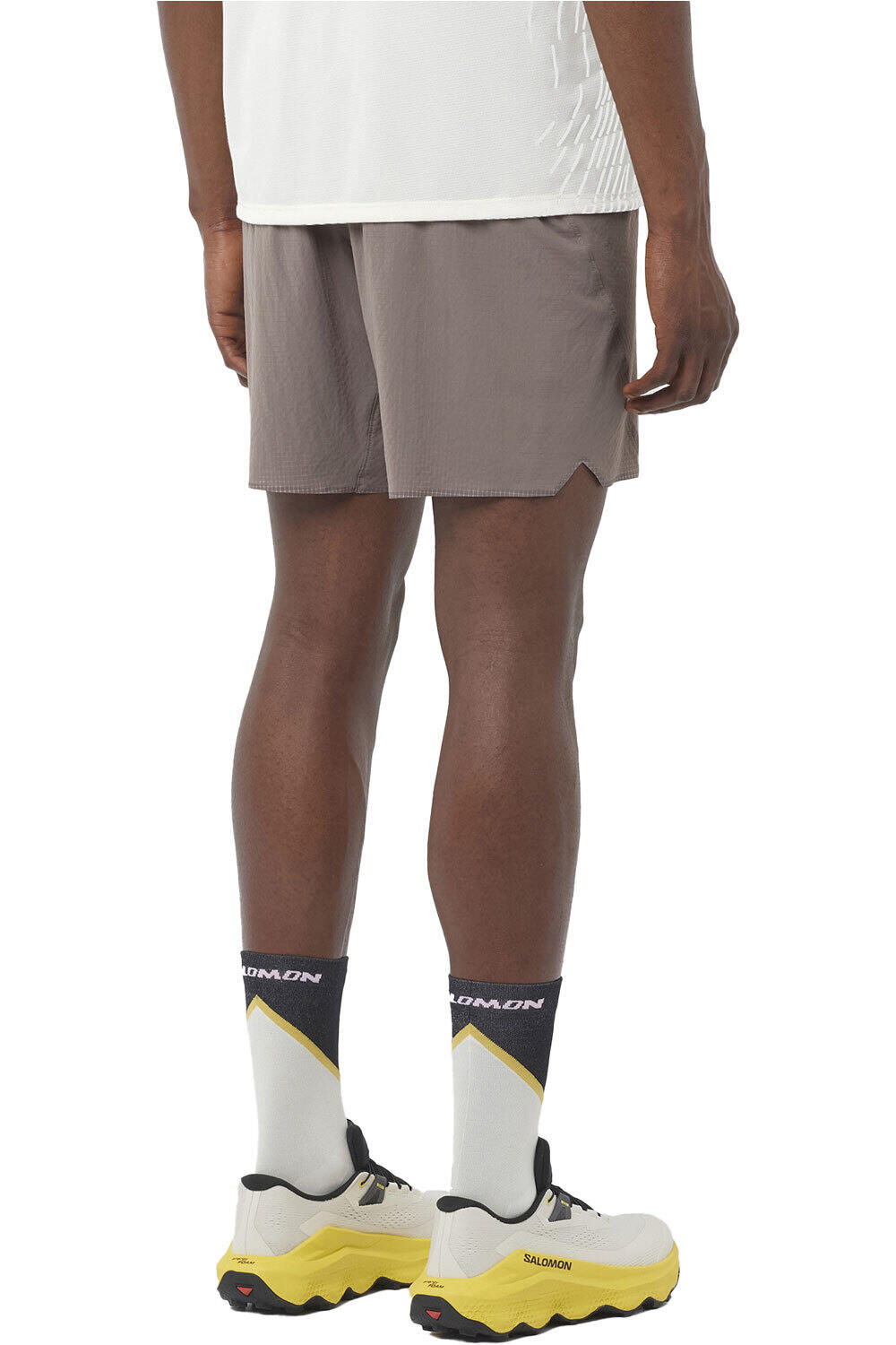 Salomon pantalón running hombre SENSE AERO 7 NEGRO vista trasera