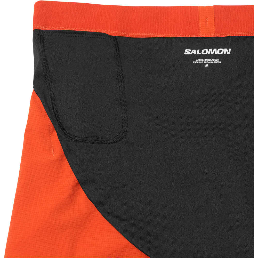 Salomon pantalón running hombre SENSE AERO SPLT 3 ROJO 06