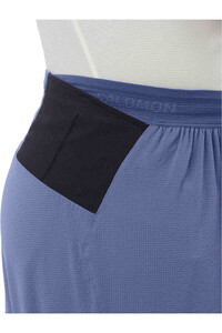 Salomon pantalón running hombre SENSE AERO STOW 5 AZUL 04