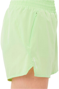 Salomon pantalones cortos trail running mujer SHKOUT CORE VERDE vista detalle