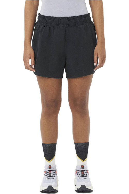 Salomon pantalones cortos trail running mujer SHKOUT EASY NEGRO