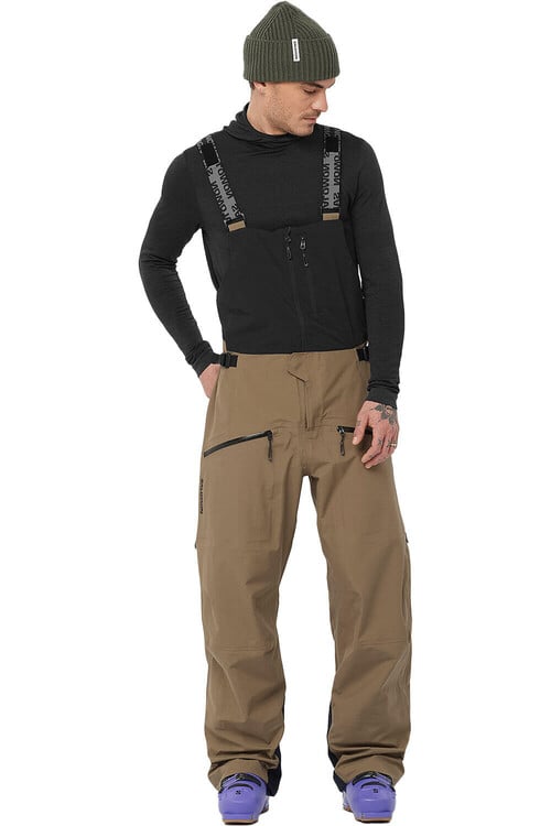 Salomon pantalones esquí hombre ABSOLUTE MARRON