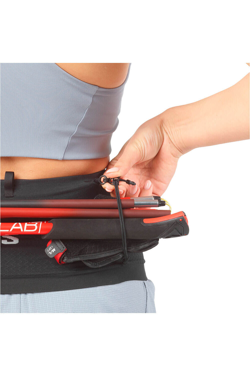 Salomon riñonera ADV SKIN SEAMLESS BELT NEGRO 03