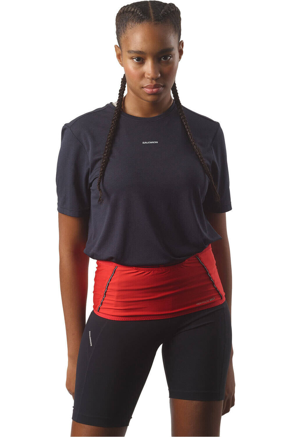 Salomon riñonera HIGH PULSE BELT ROJO vista frontal