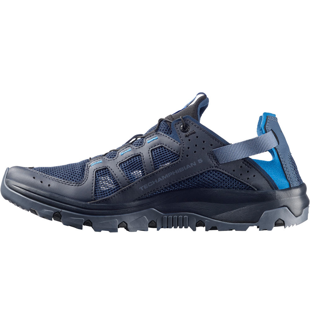 Salomon sandalias trekking hombre TECHAMPHIBIAN 5 AZUL puntera