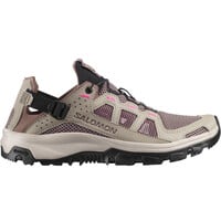 Salomon sandalias trekking mujer TECHAMPHIBIAN 5 GRIS lateral exterior