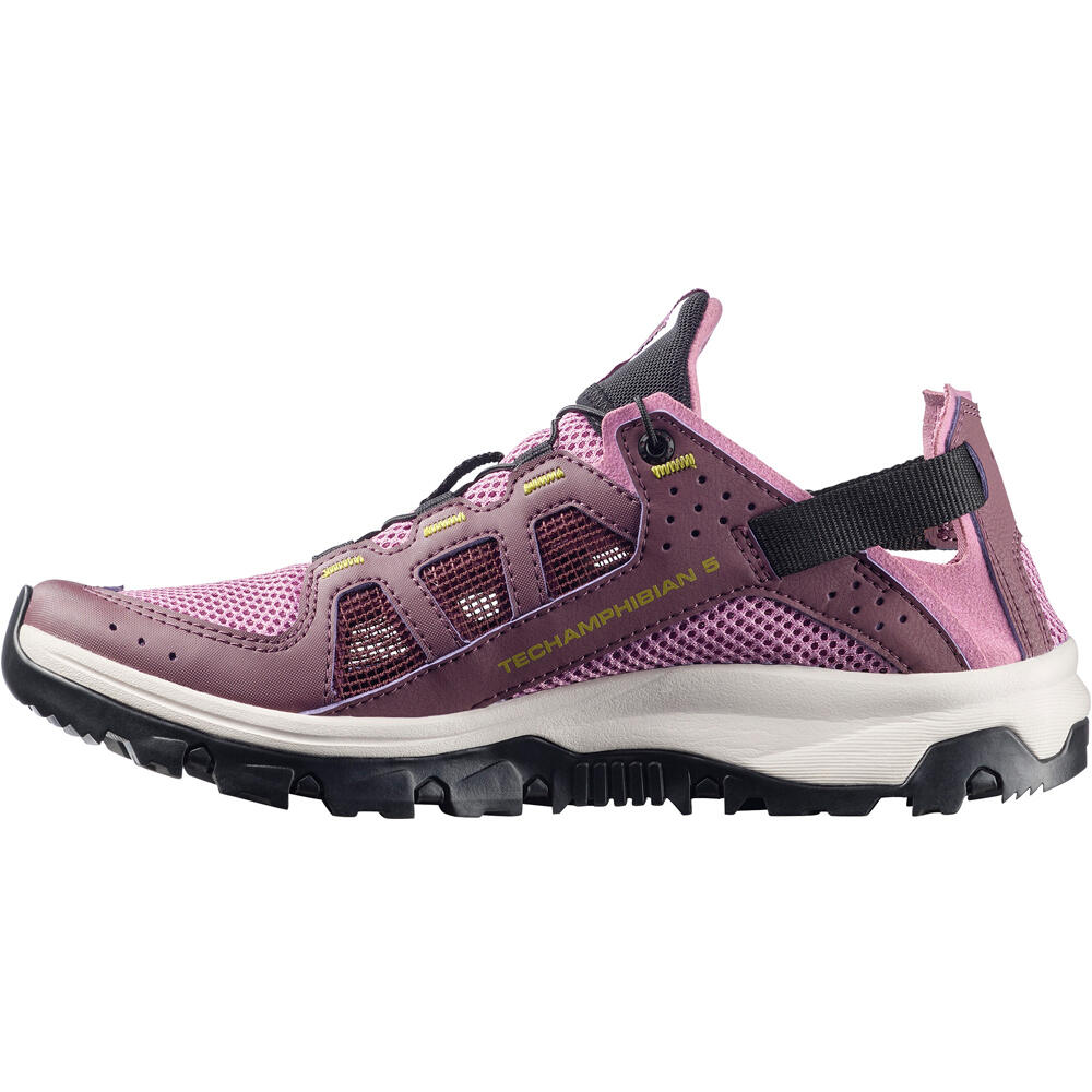Salomon sandalias trekking mujer TECHAMPHIBIAN 5 MORADO puntera