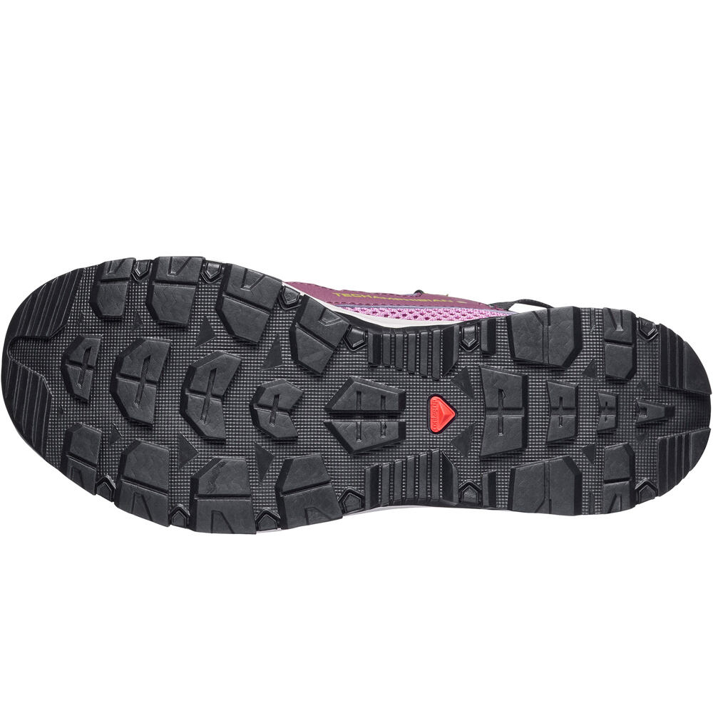 Salomon sandalias trekking mujer TECHAMPHIBIAN 5 MORADO vista superior
