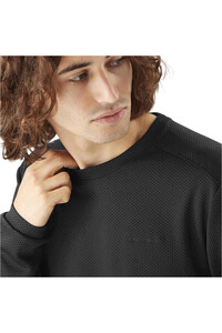 Salomon Sudaderas Montaña Hombre MOTOMESH CREWNECK NEGRO vista detalle