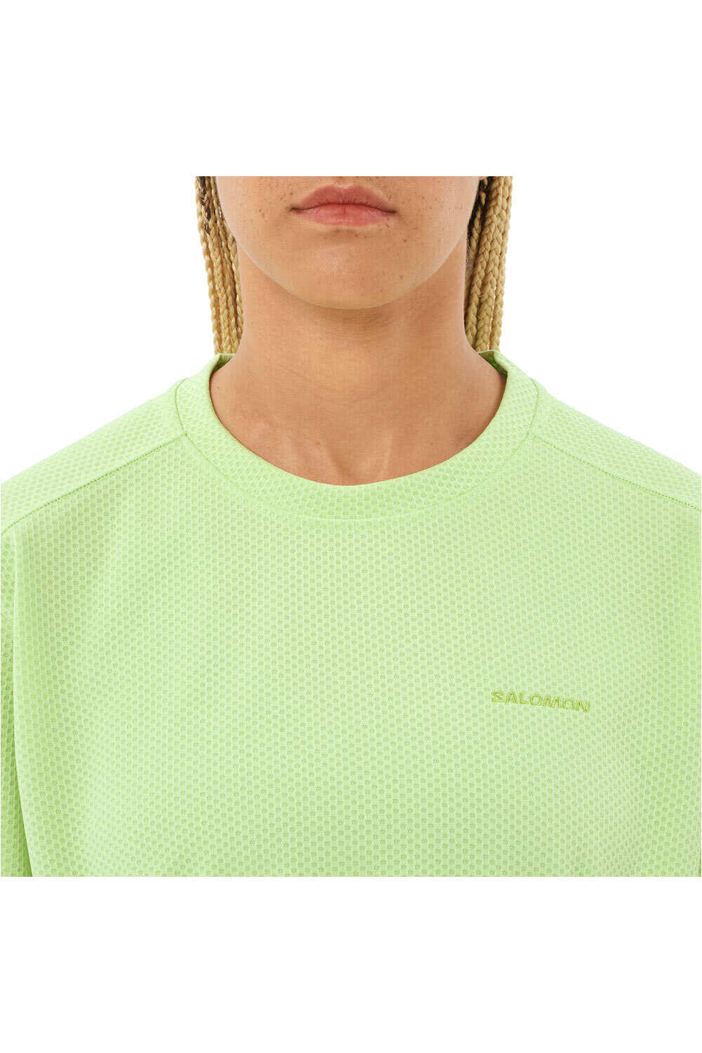 Salomon Sudaderas Montaña Mujer MOTOMESH VERDE 04