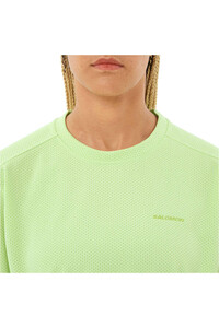 Salomon Sudaderas Montaña Mujer MOTOMESH VERDE 04