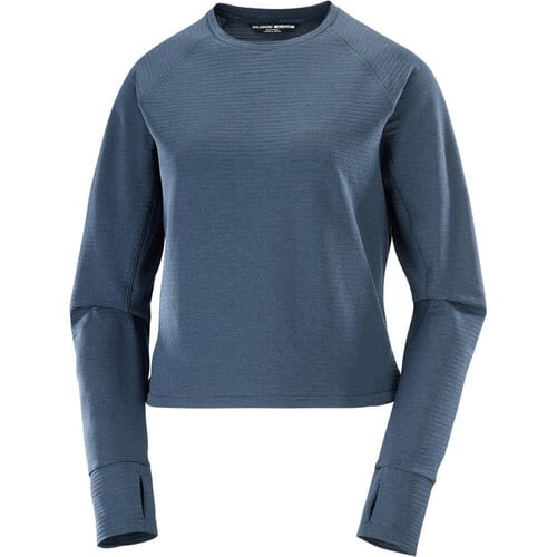 Salomon Sudaderas Montaña Mujer SNTIAL LIGHTWARM AZUL