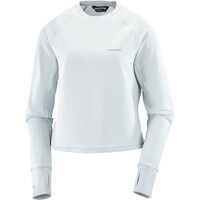Salomon Sudaderas Montaña Mujer SNTIAL LIGHTWARM CN AZUL 04