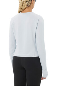 Salomon Sudaderas Montaña Mujer SNTIAL LIGHTWARM CN AZUL vista trasera