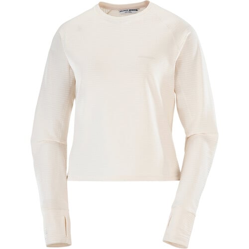 Salomon Sudaderas Montaña Mujer SNTIAL LIGHTWARM CN BLANCO