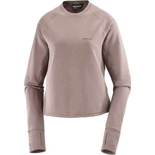 Salomon Sudaderas Montaña Mujer SNTIAL LIGHTWARM CN NEGRO