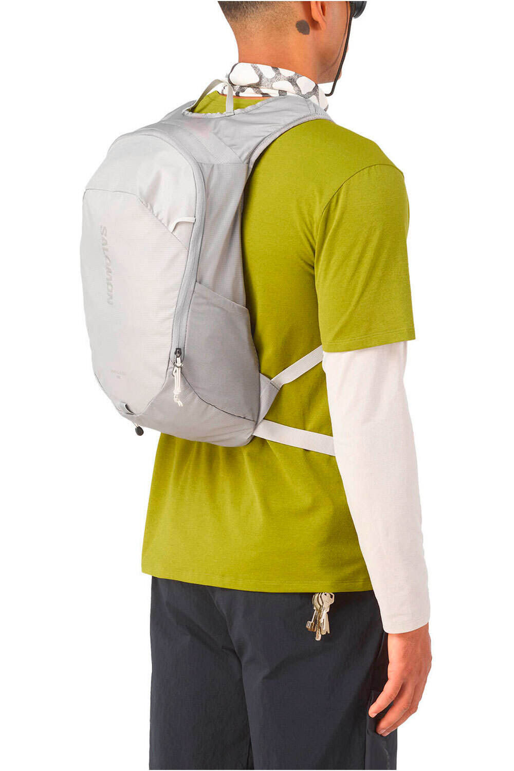 Salomon varios running TRAILBLAZER 10 GRIS vista frontal